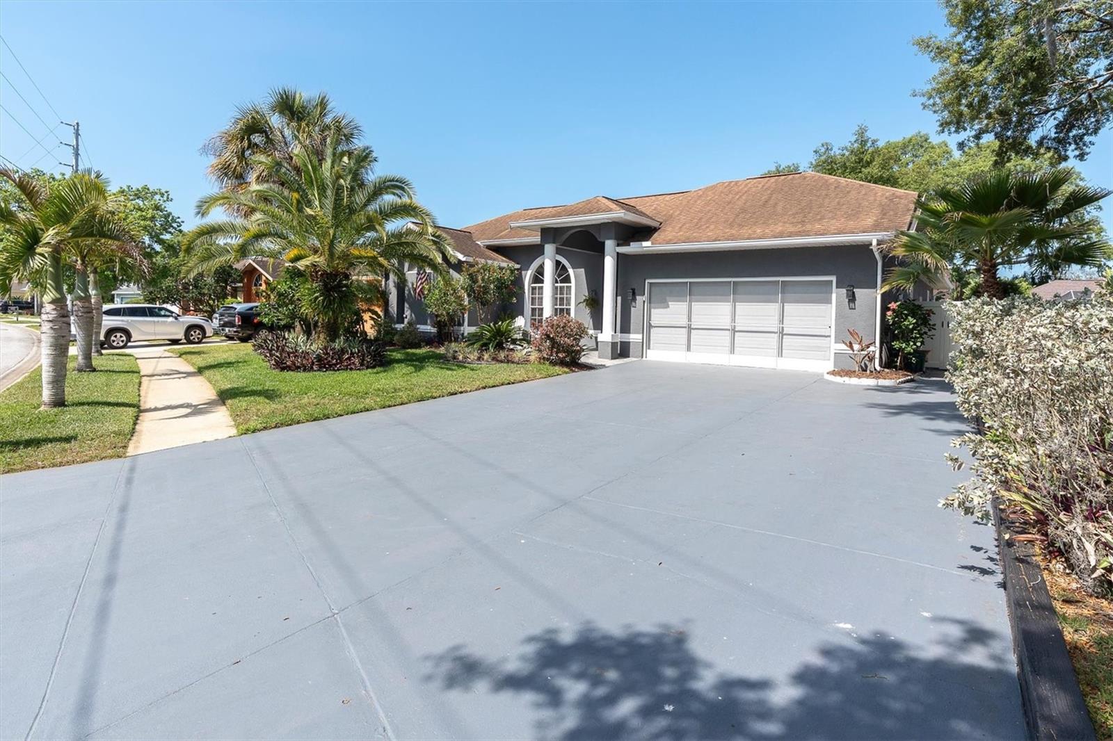 Oversized Driveway