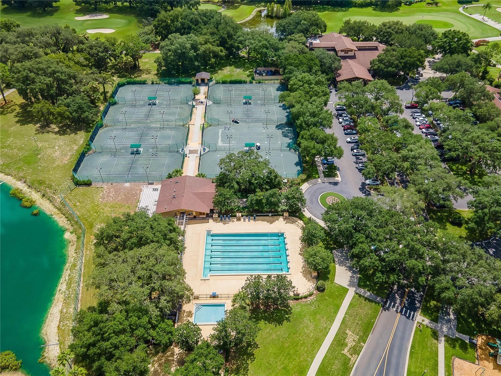 Aerial View of Ammenities