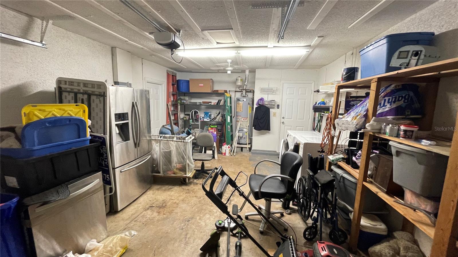 Back to front Garage