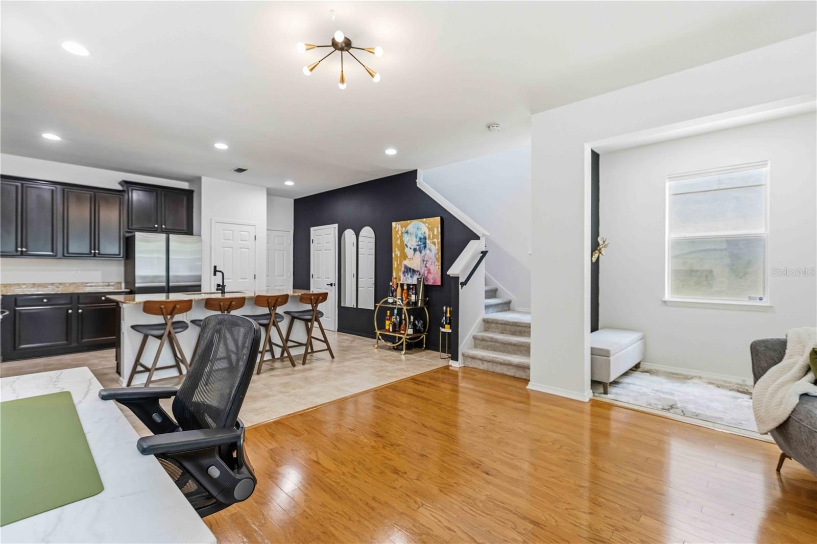 Dining, Entry, & Living Room