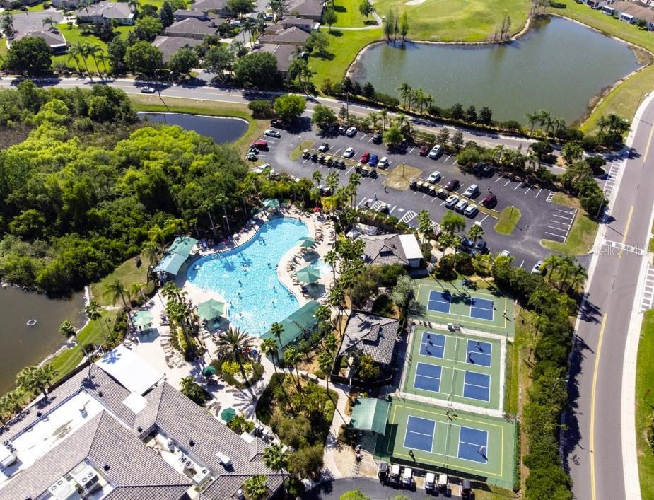 Kings Point view of Community Pool and Tennis Courtts