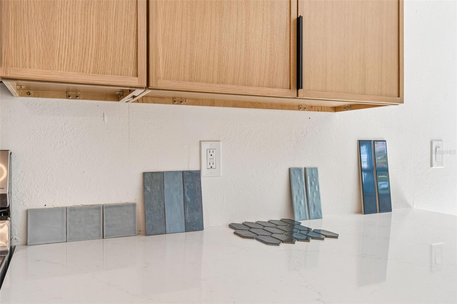 Choose your own backsplash for install prior to closing!