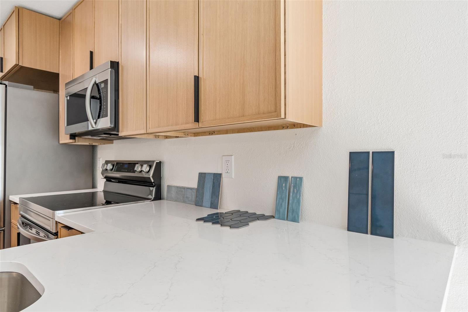 Backsplash Options to choose from.