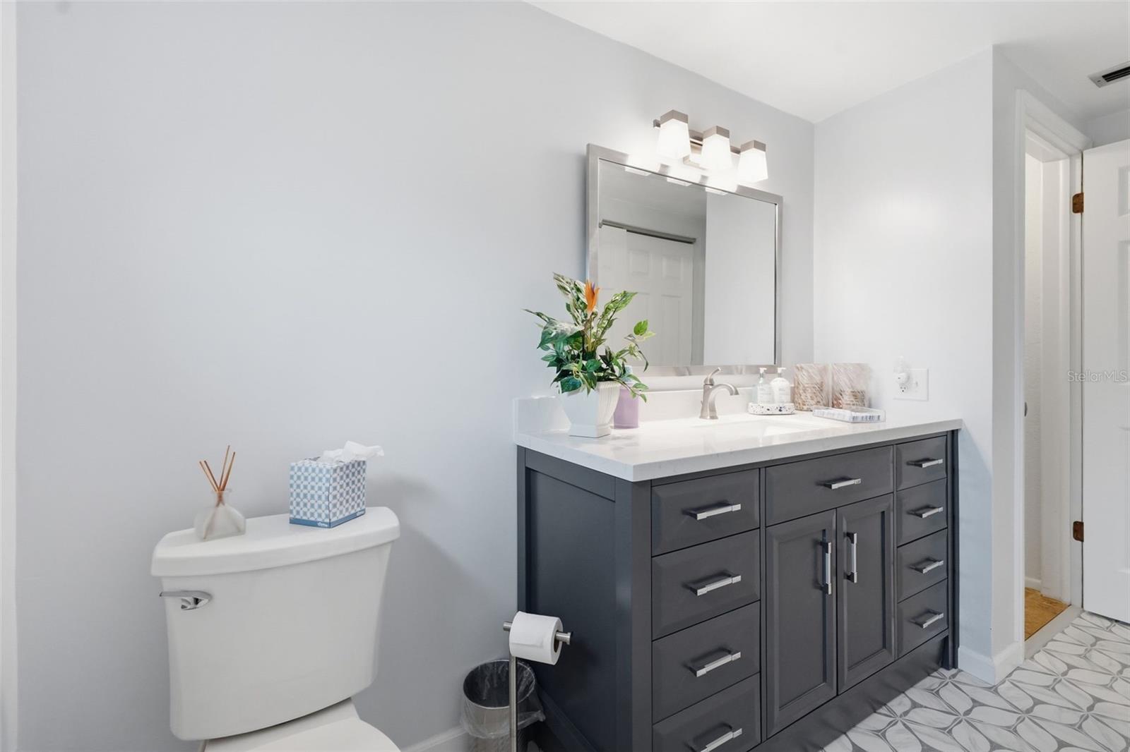 Hall bath