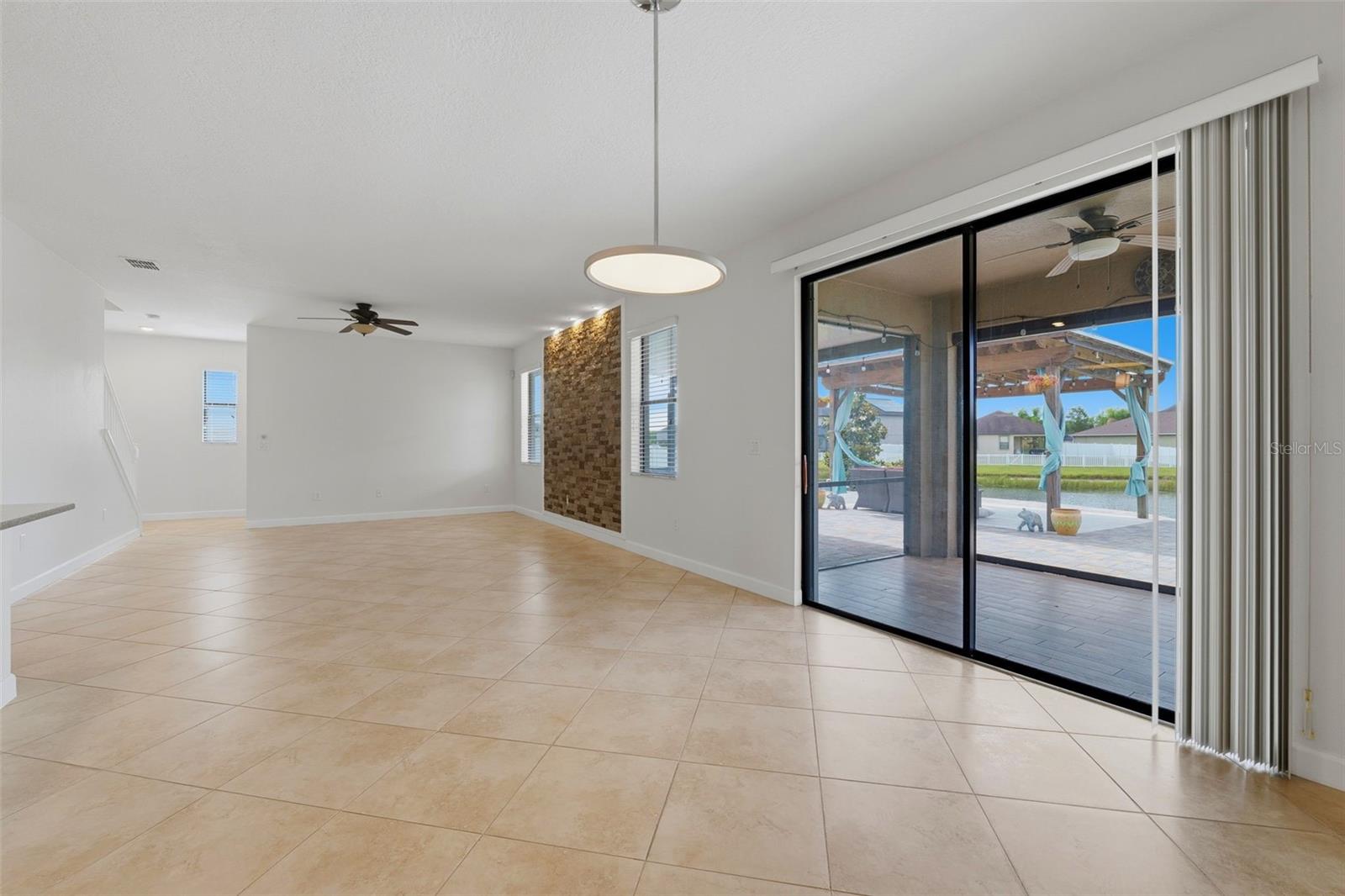 Breakfast Nook to Living Room