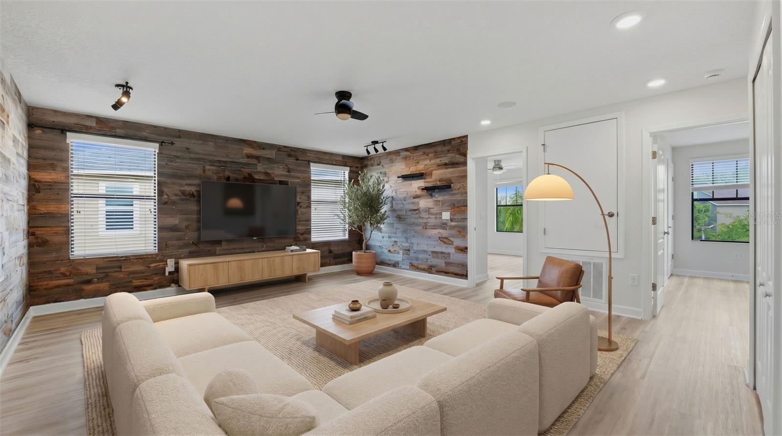 Virtually Staged Loft Upstairs