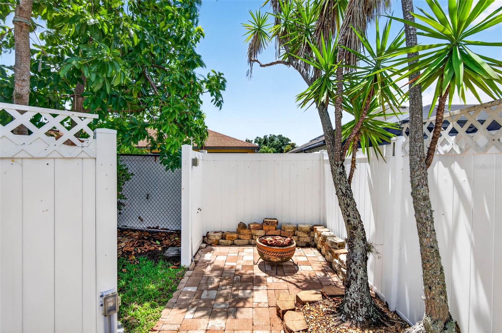 fire pit area