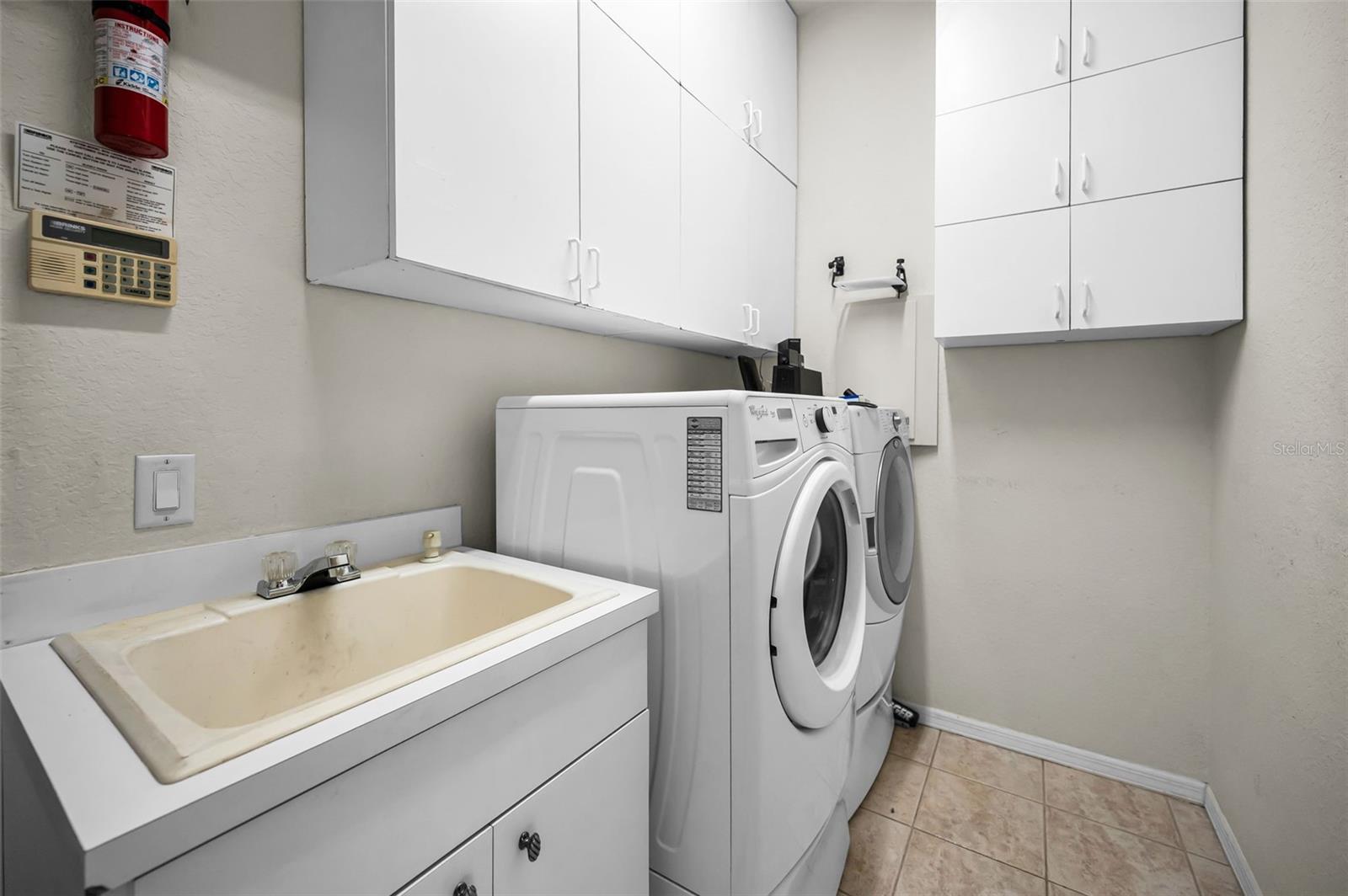 Generous Indoor Laundry Room