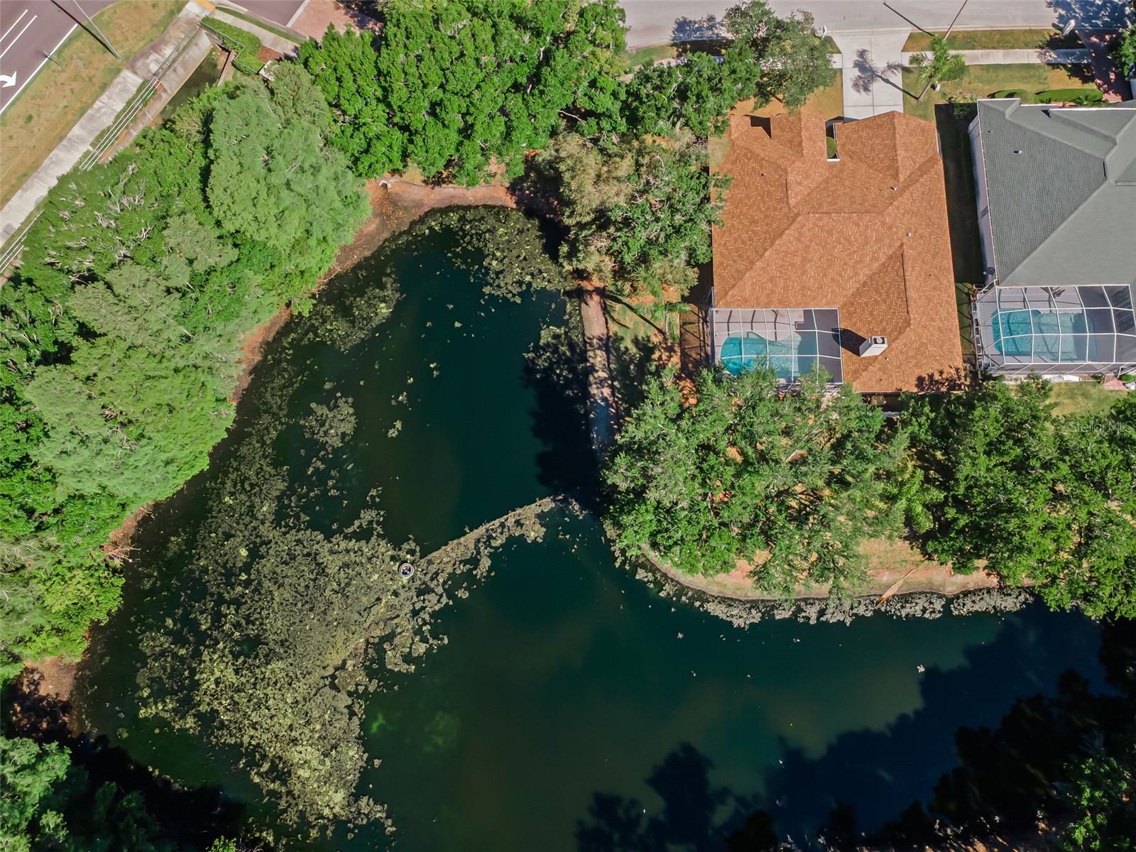 Corner Lot with Pond on 2 Sides