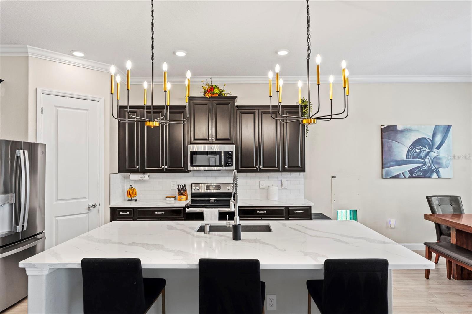 KITCHEN IS WELL APPOINTED