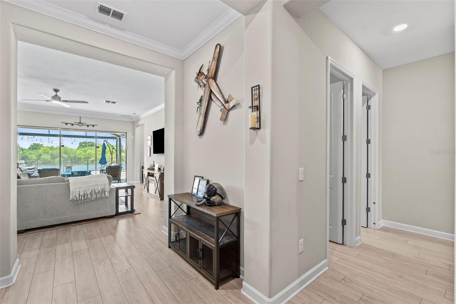 HALLWAY TO SECONDARY BEDROOMS AWAY FROM PRIMARY