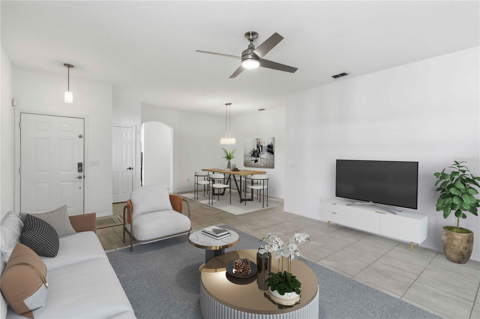Staged Living Area