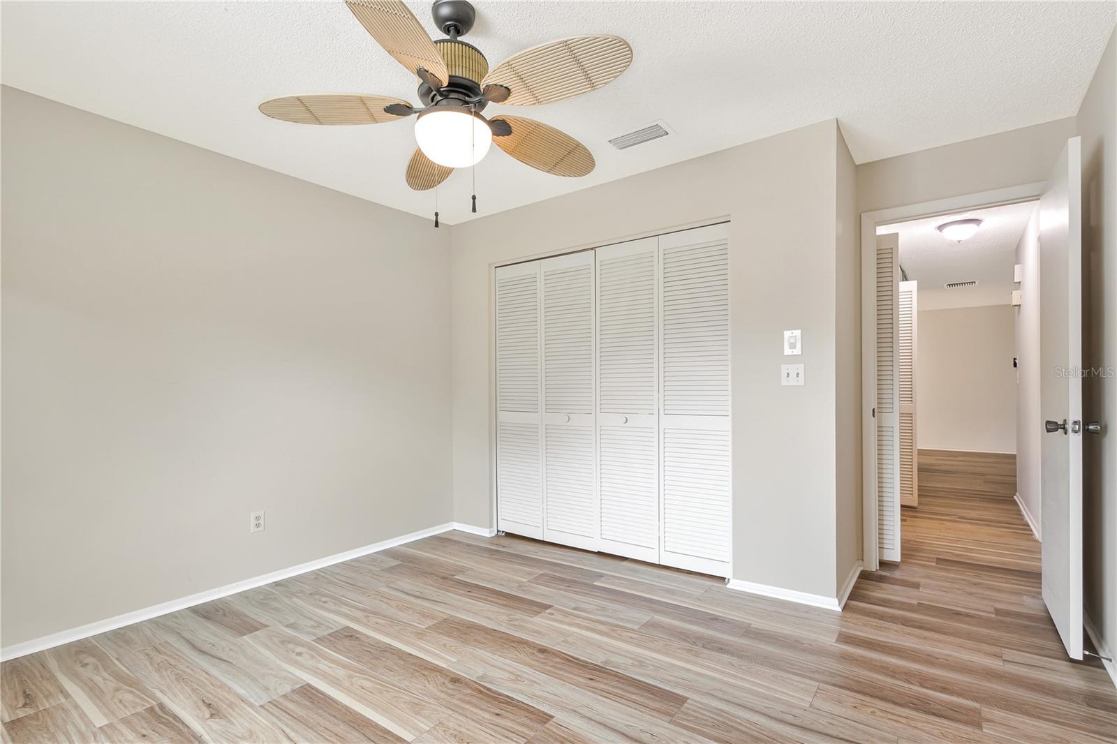 Guest Bedroom showing the hallway view