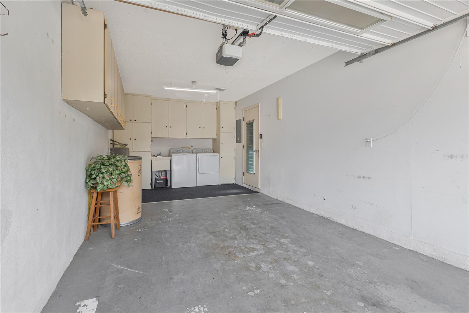 Electric garage door and updated electrical panel box