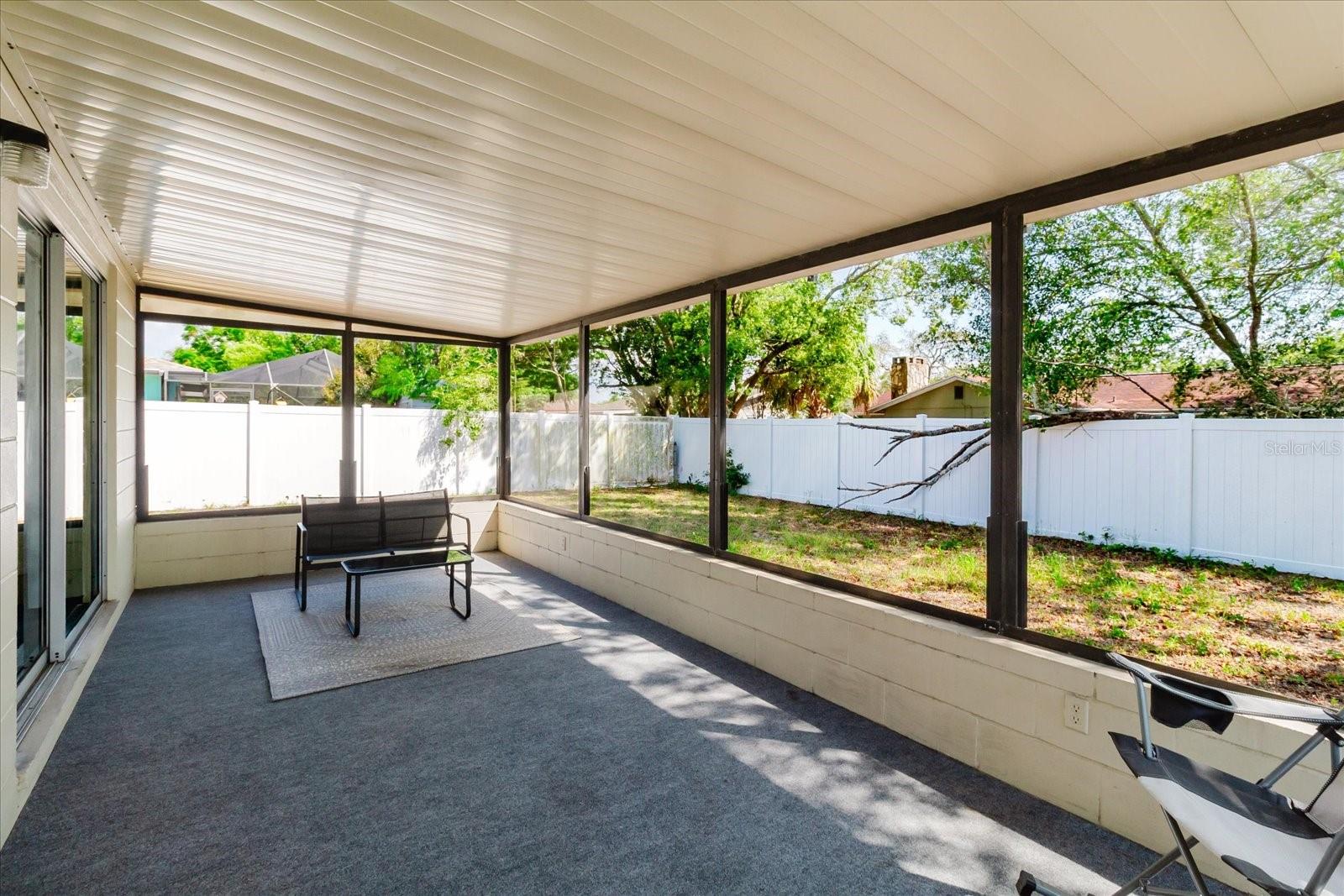 Covered Back Patio
