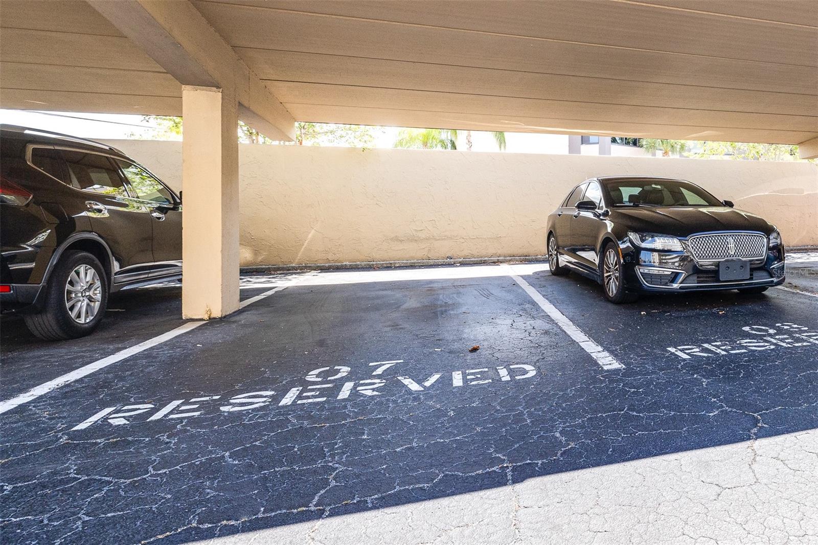 RESERVED PARKING SPACE
