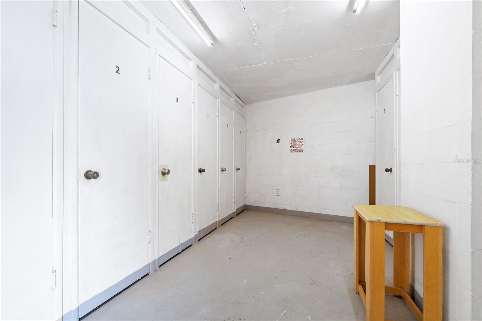 6TH FLOOR STORAGE