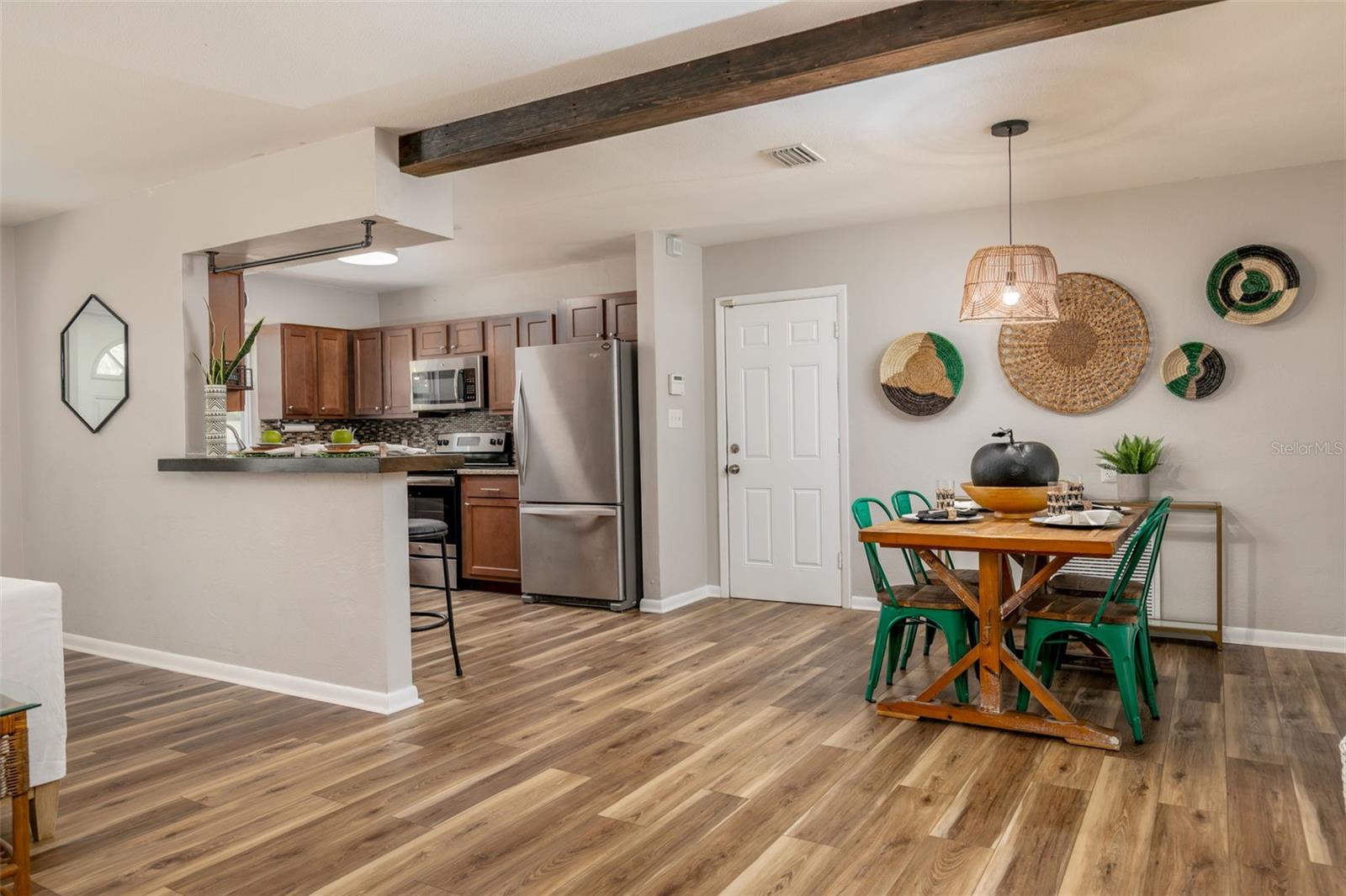 Dining Room, Kitchen