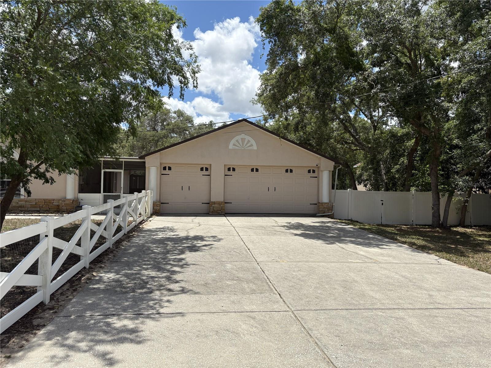 3 car garage