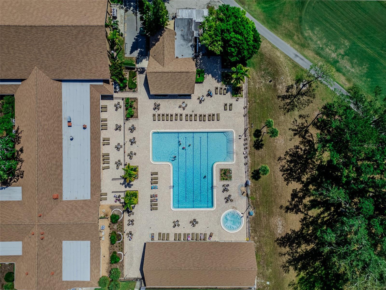 Geothermal Olympic Sized Heated Pool and spa