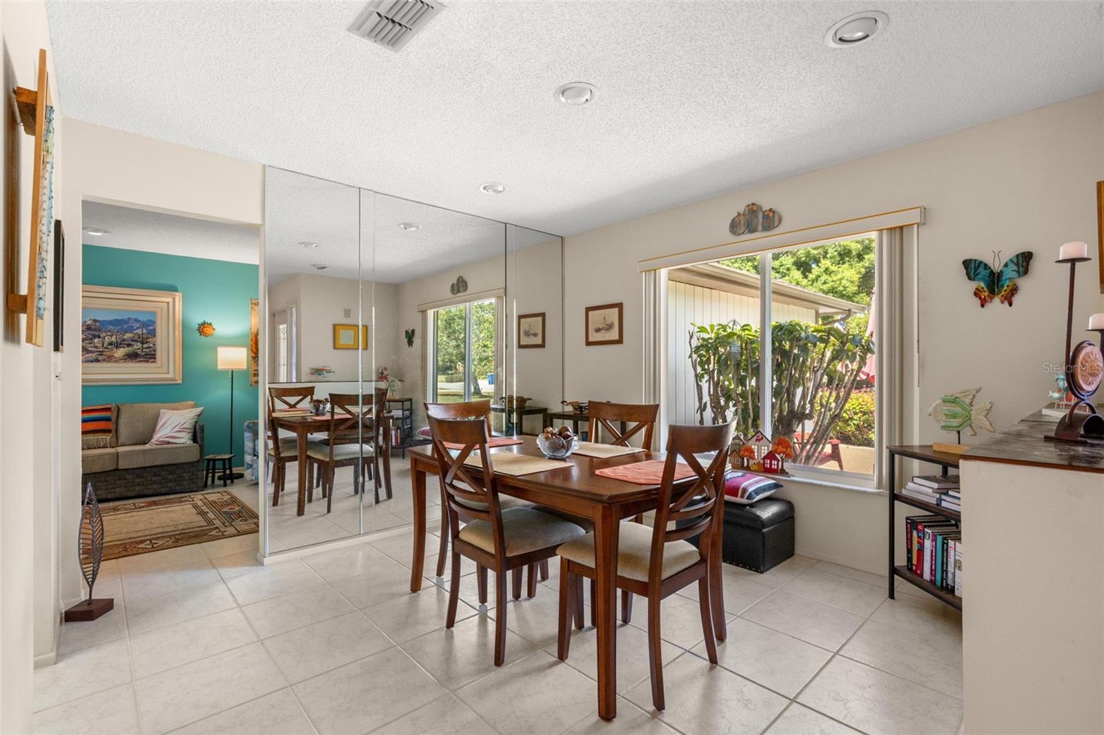 Dining room from living room