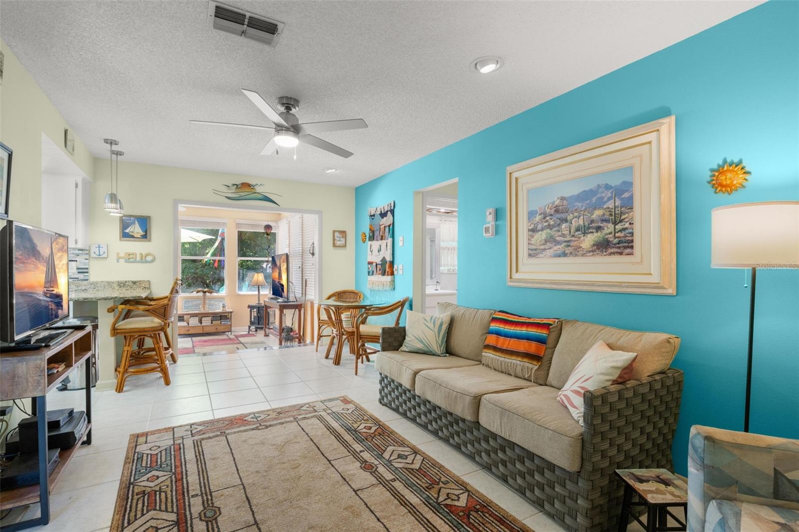 Family Room from garage door