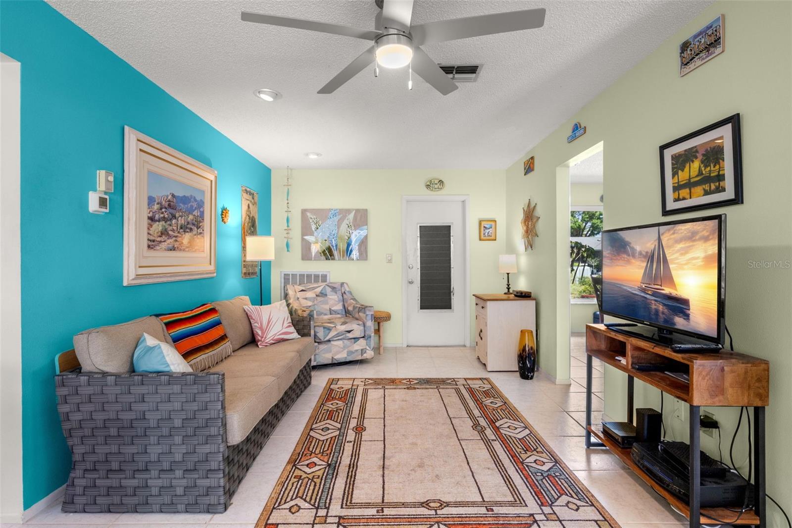 Family room from Florida room