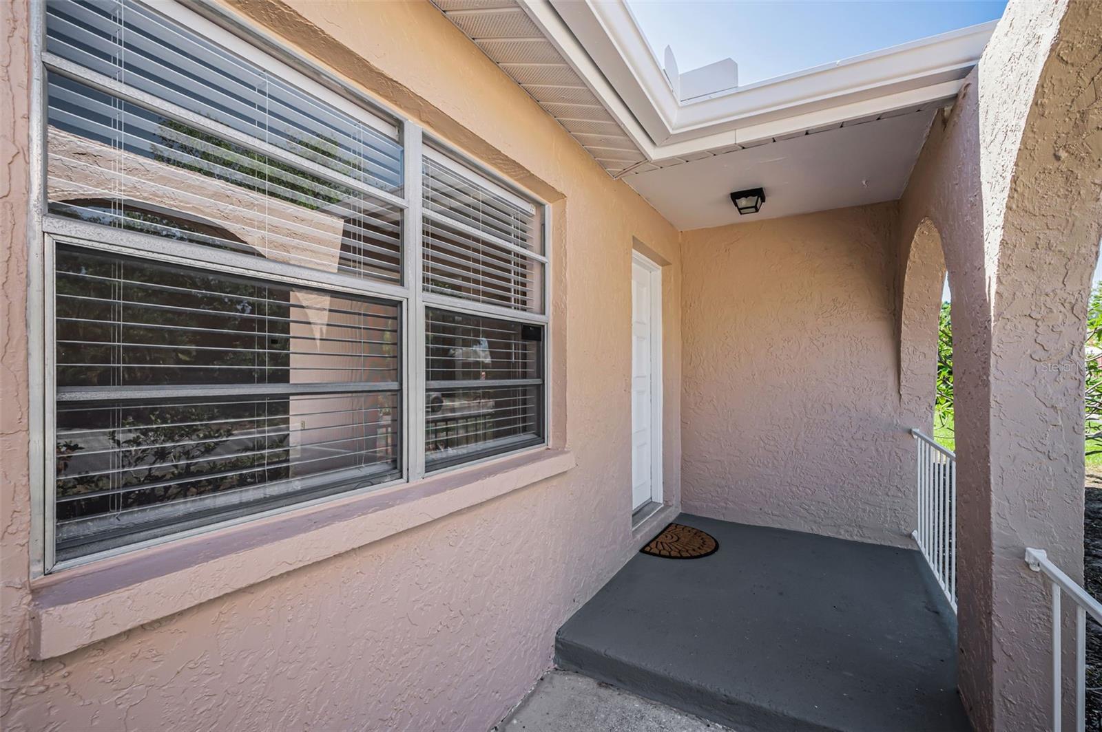 Front porch entry