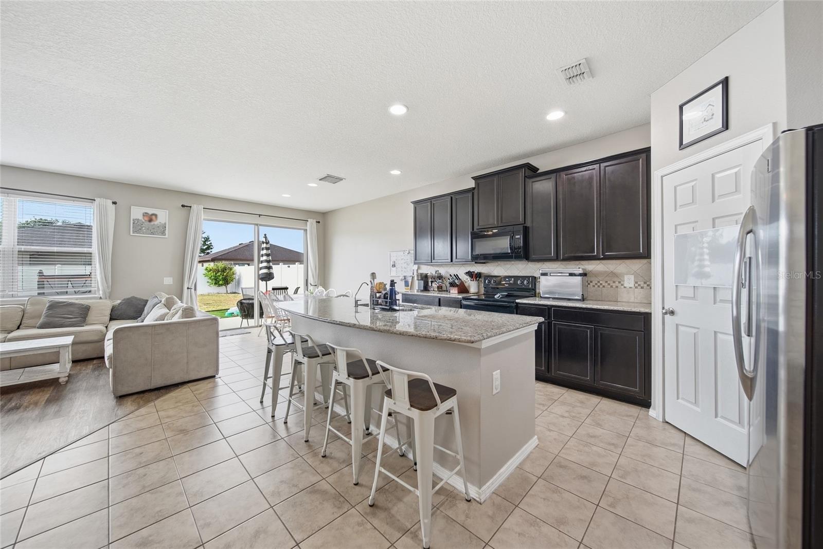 Kitchen / Living Room / Dining Room Combination