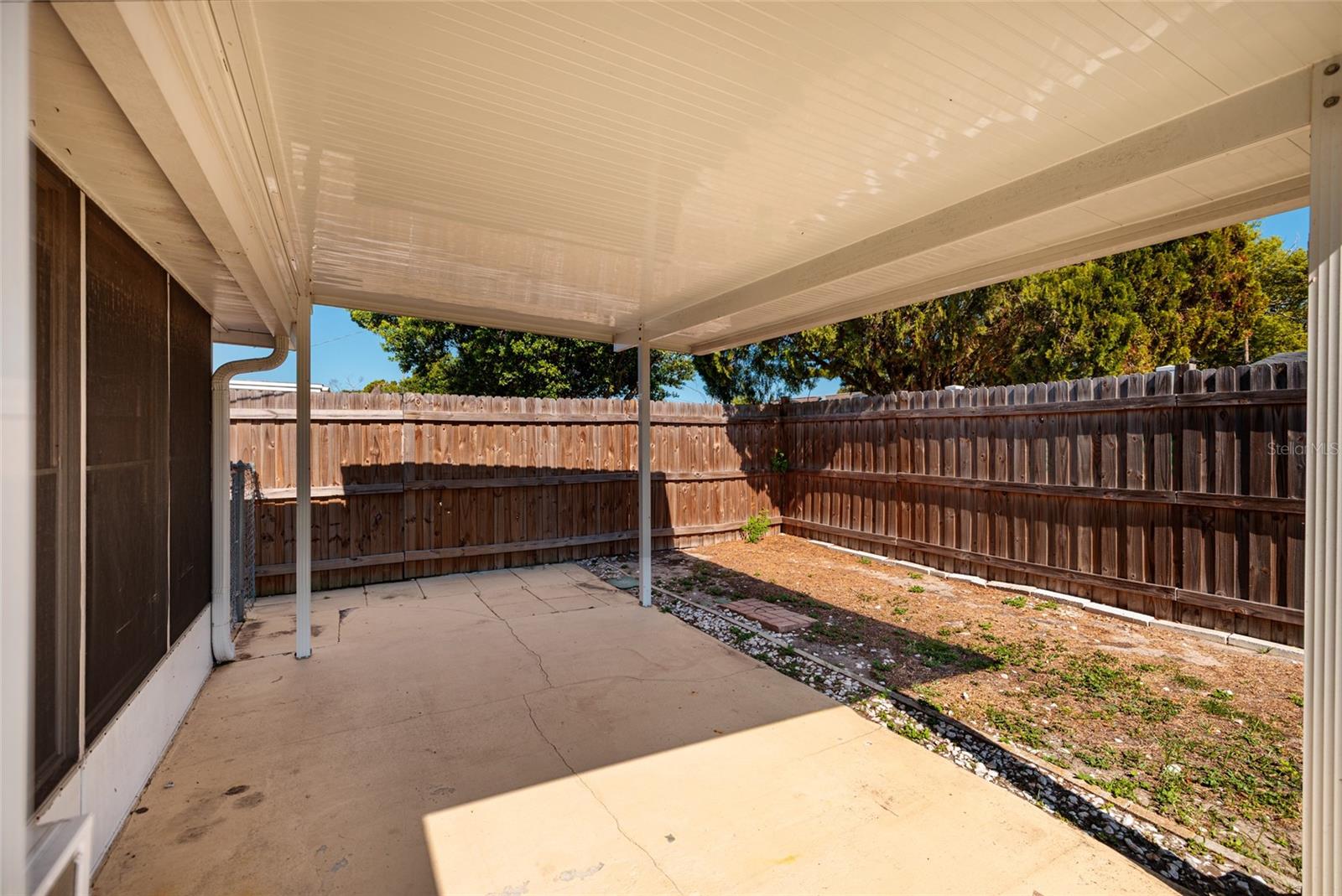 Large Covered Back Patio