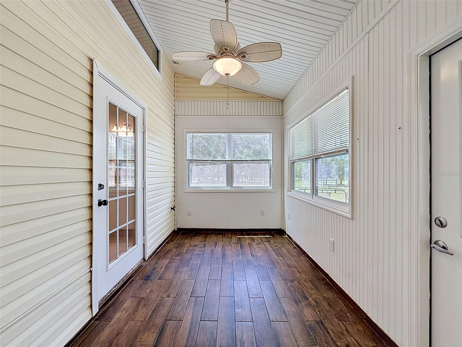 Enclosed Sunroom