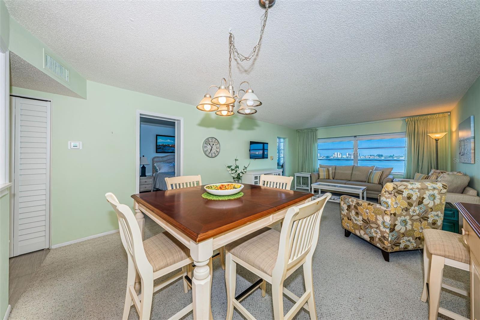 Living and dining room combo