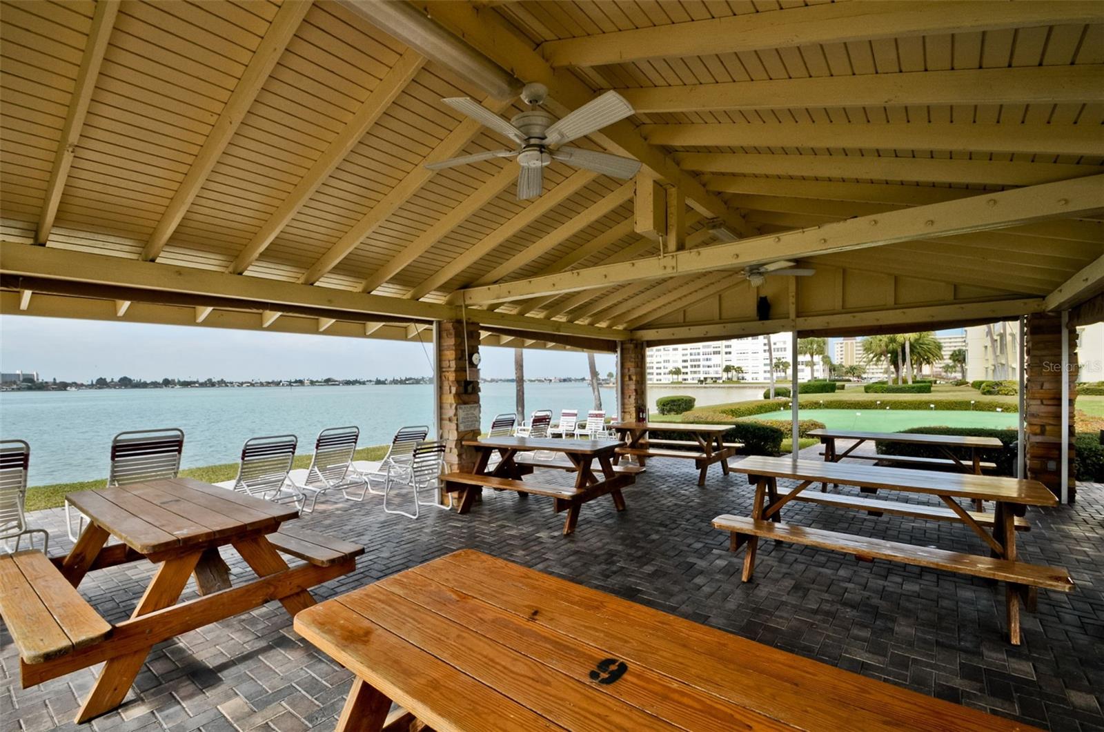 Pavilion by the putting green