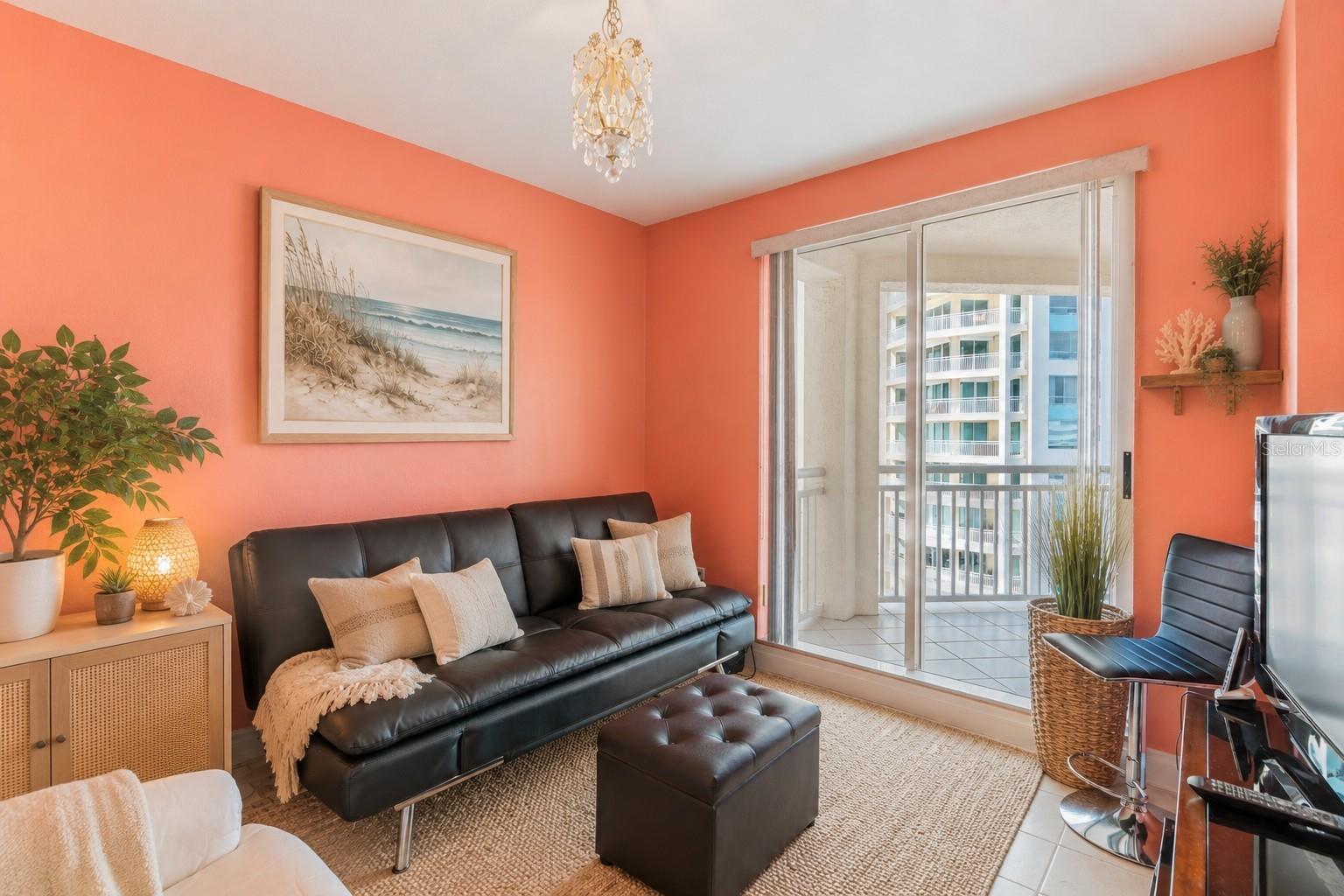 AI Staged Don't like what he's watching? This is the perfect space for a den, TV room, office or 3rd bedroom!