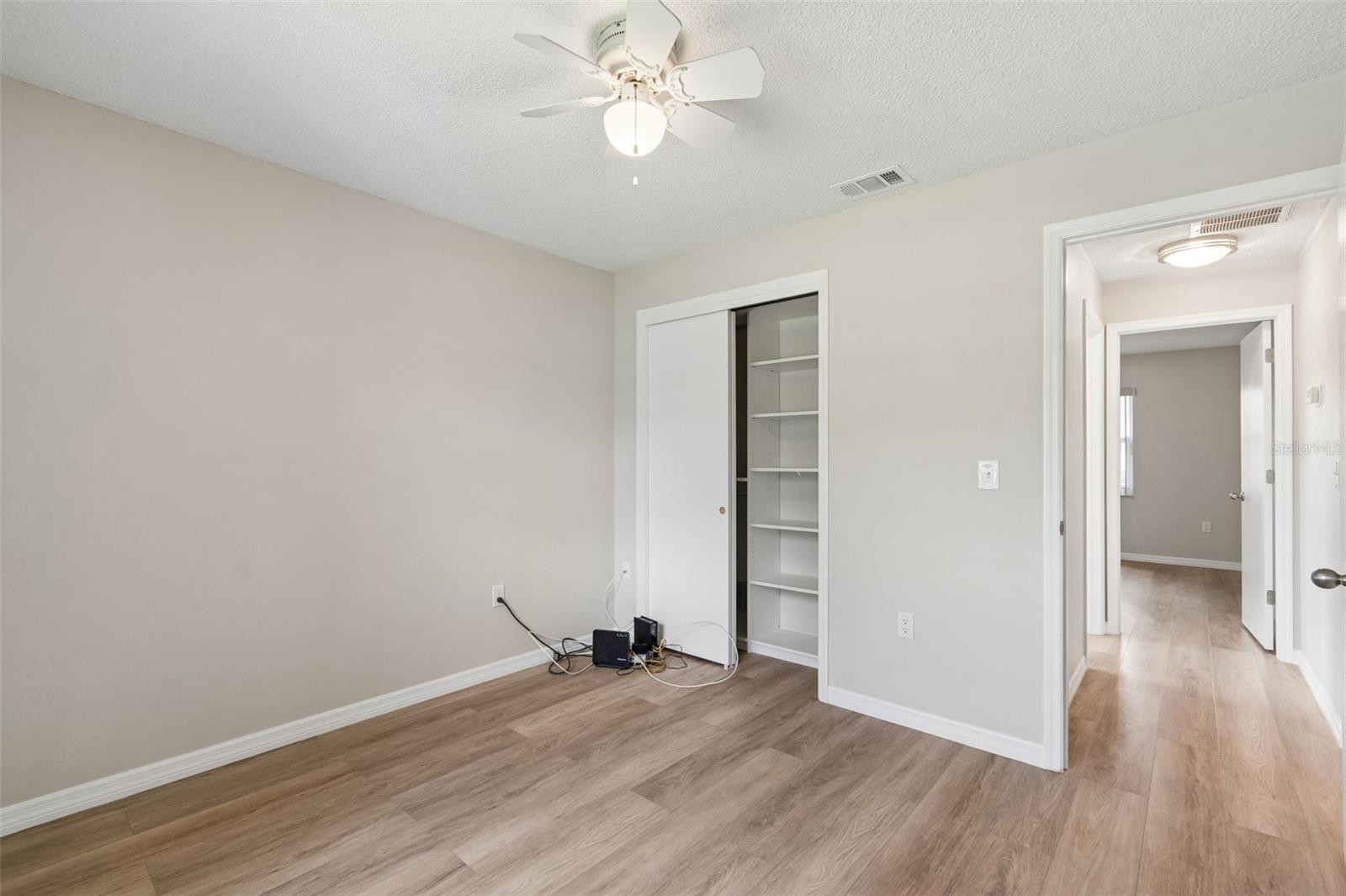 bedroom 2 with built in closets
