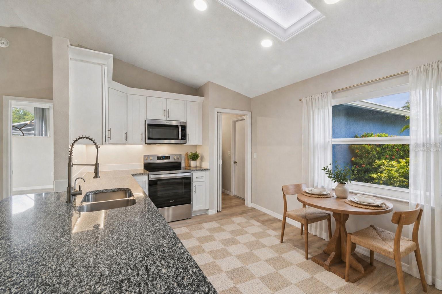 kitchen virtually staged