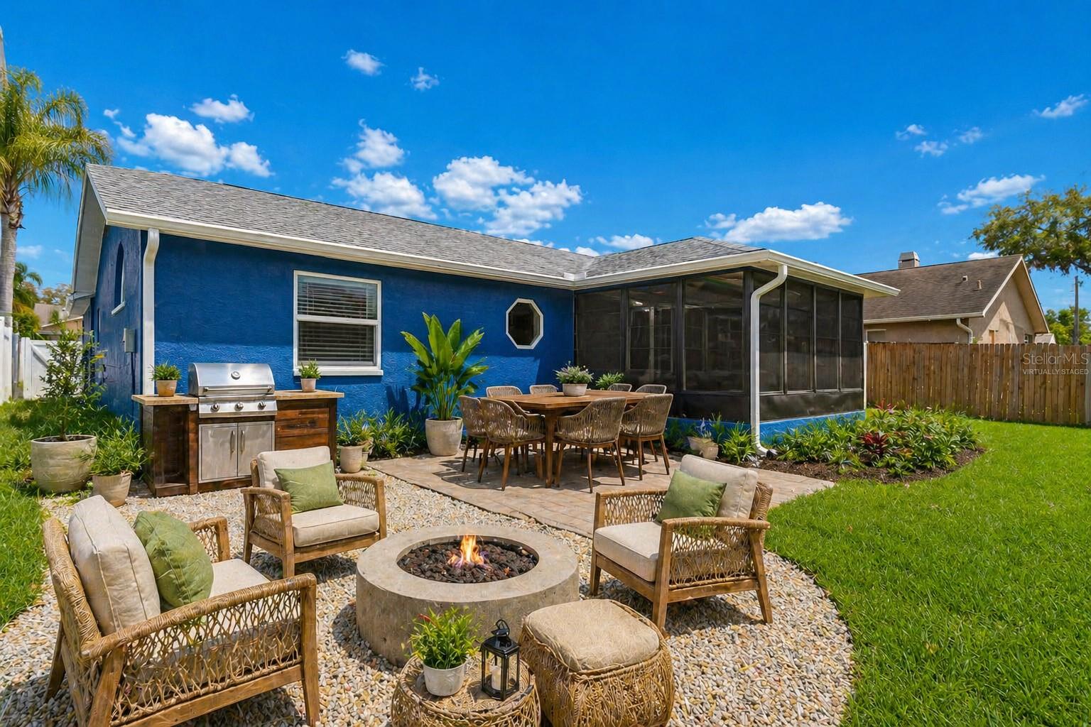 outdoor virtually staged