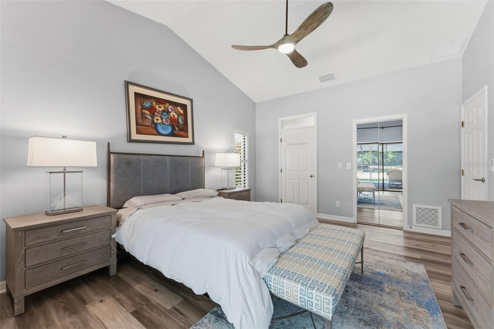 Master Bedroom with Ceiling Fan