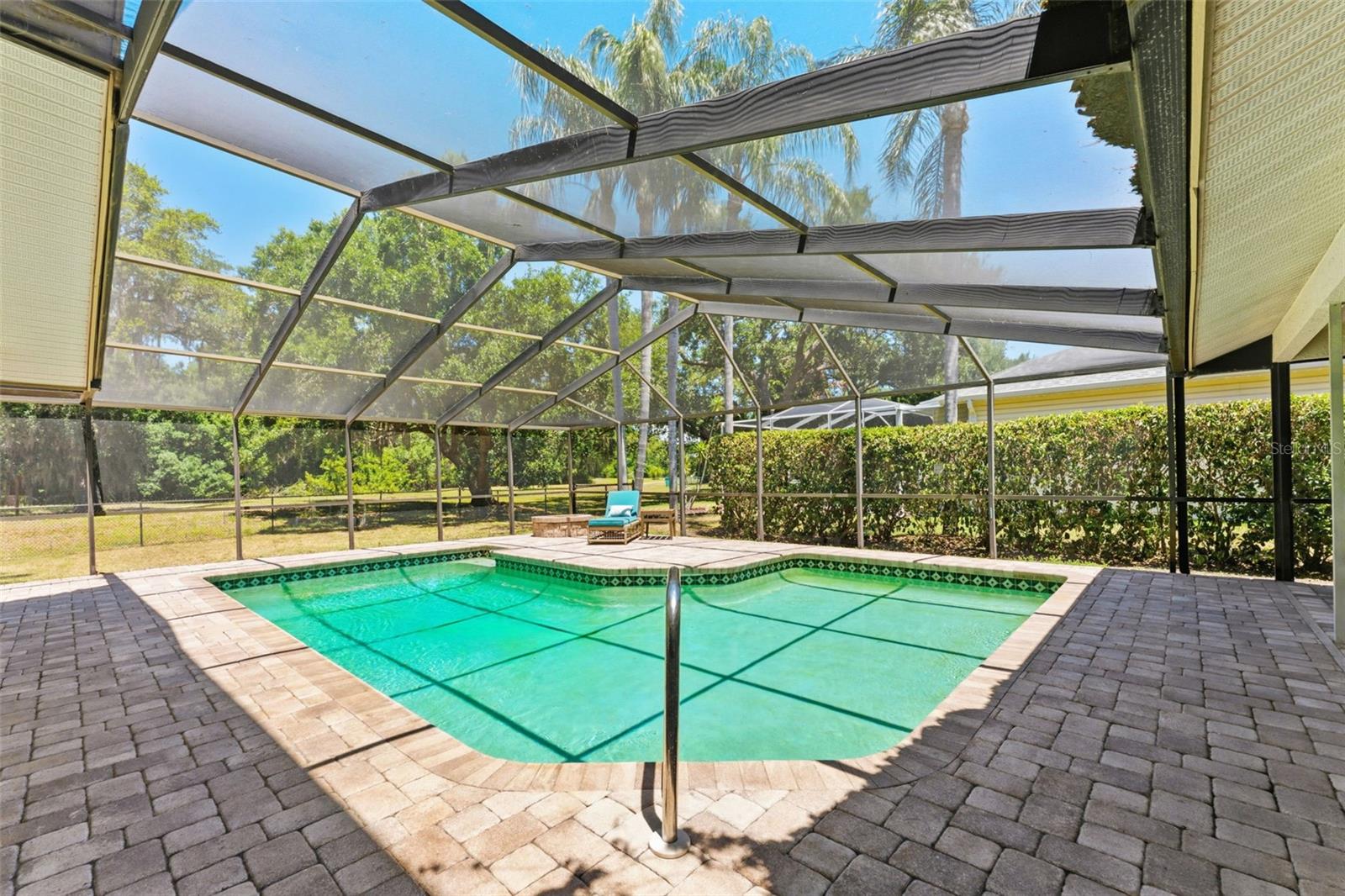 Private Screened Pool