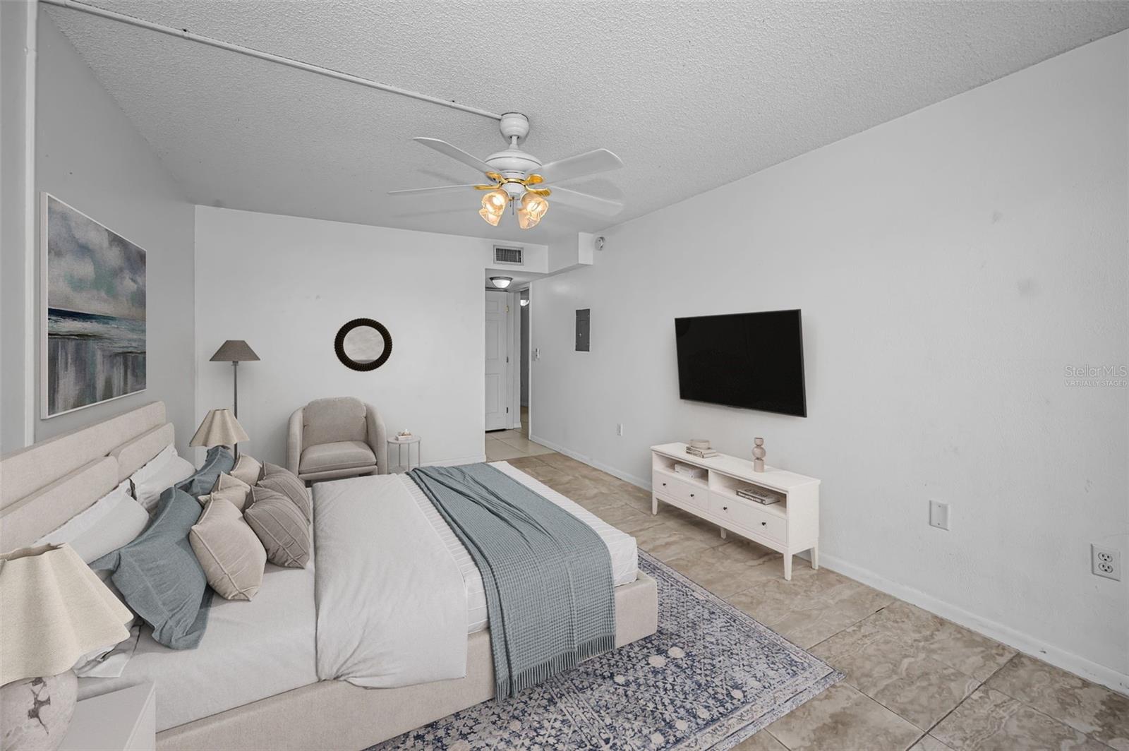 Virtually Staged - Bedroom has a lovely en suite with plenty of closet space.