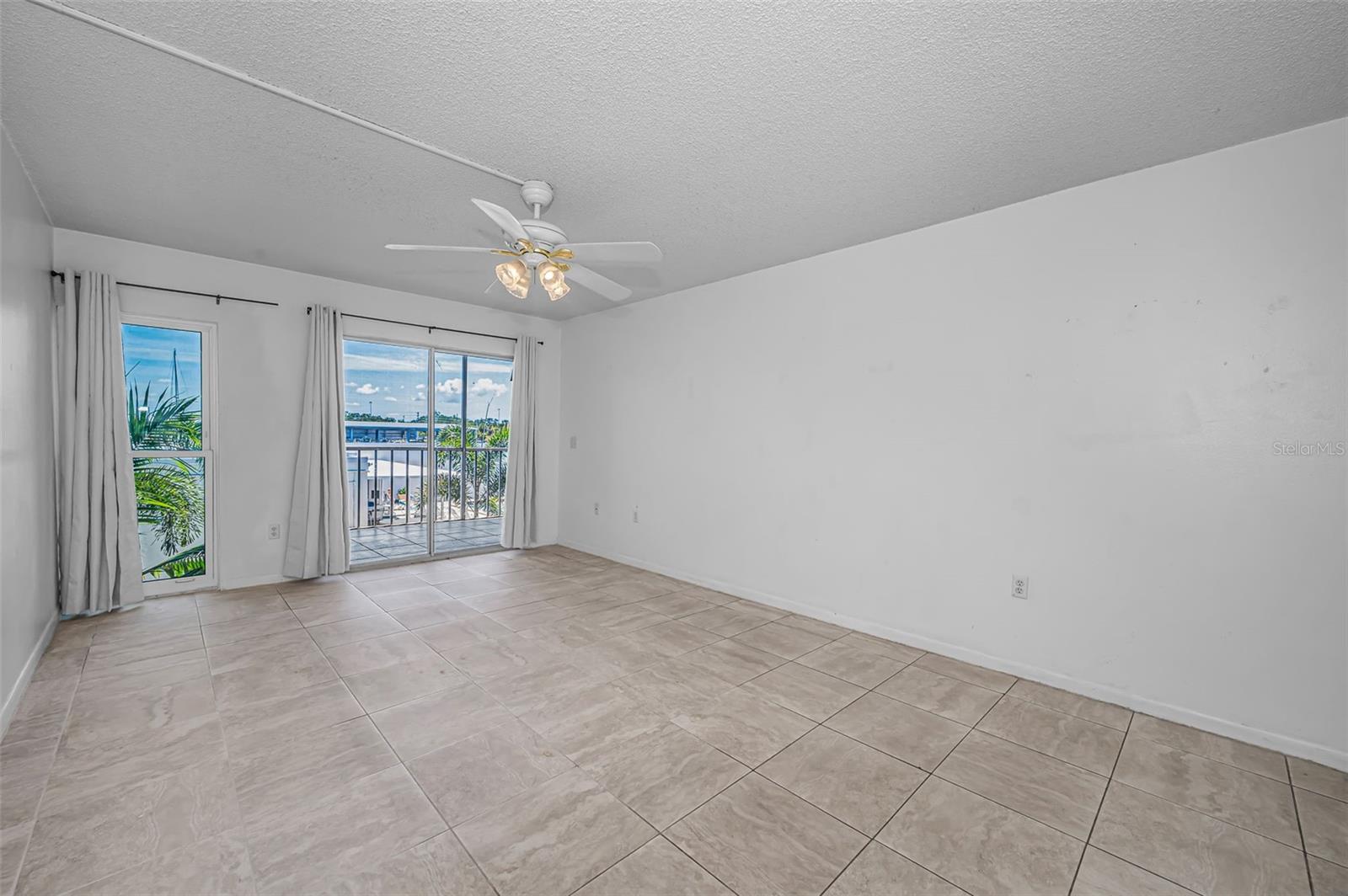 Natural light pours through the Living Room/Great Room.