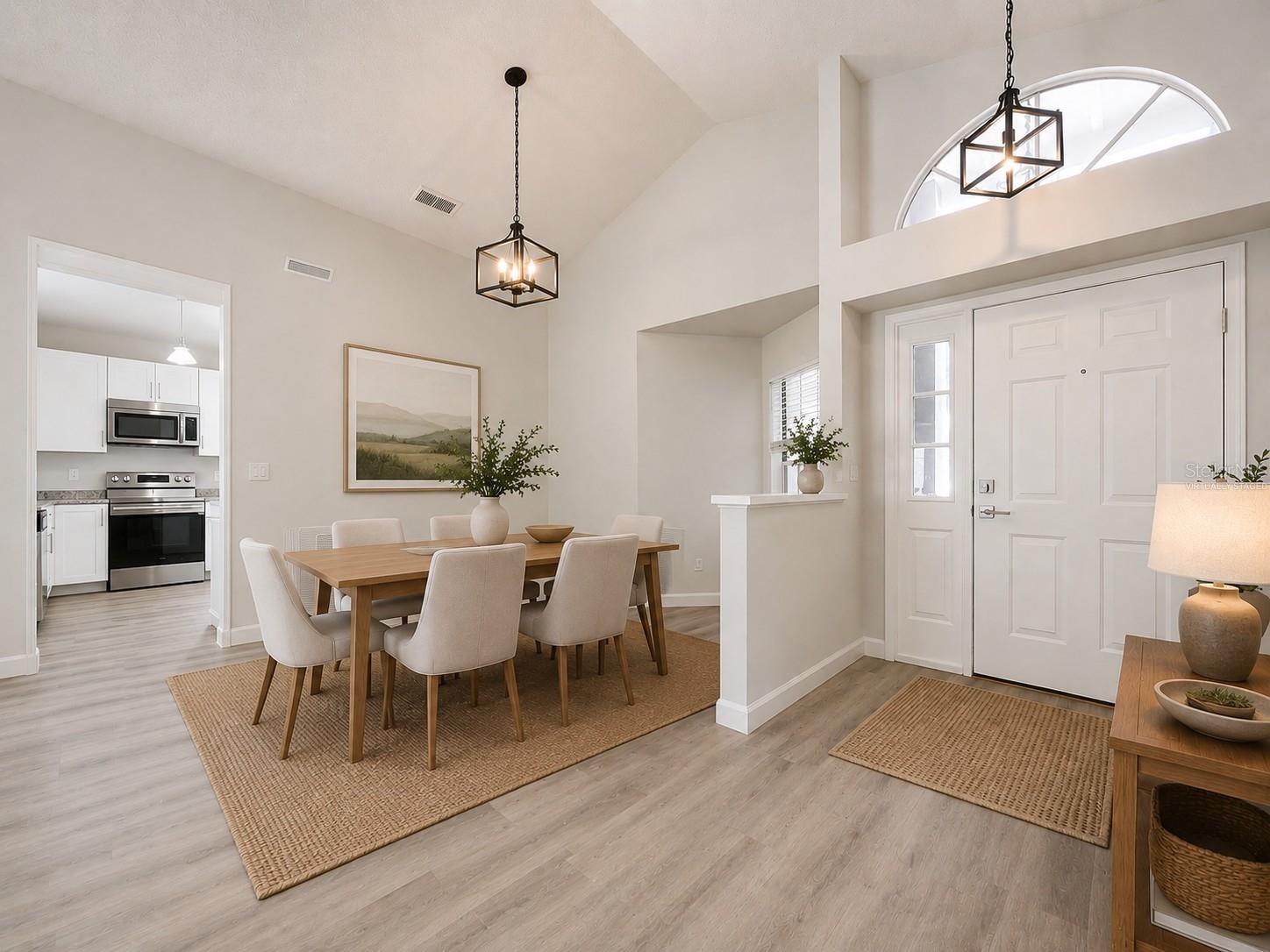 Virtually Staged -Dining Room