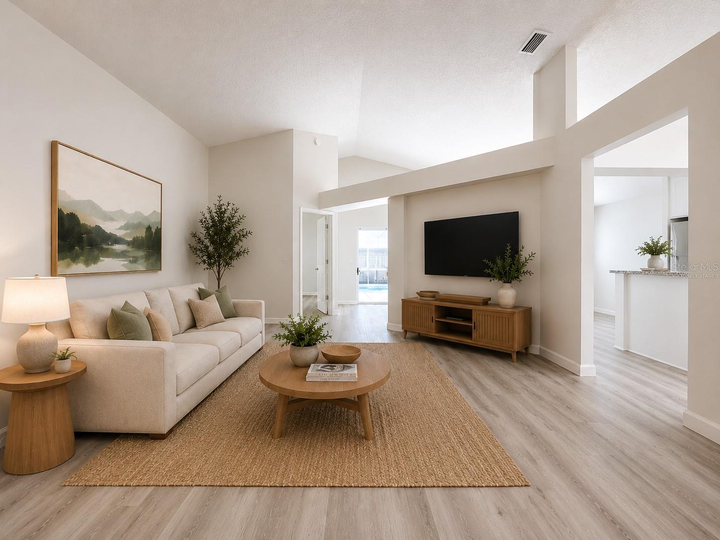 Virtually Staged -Living Room