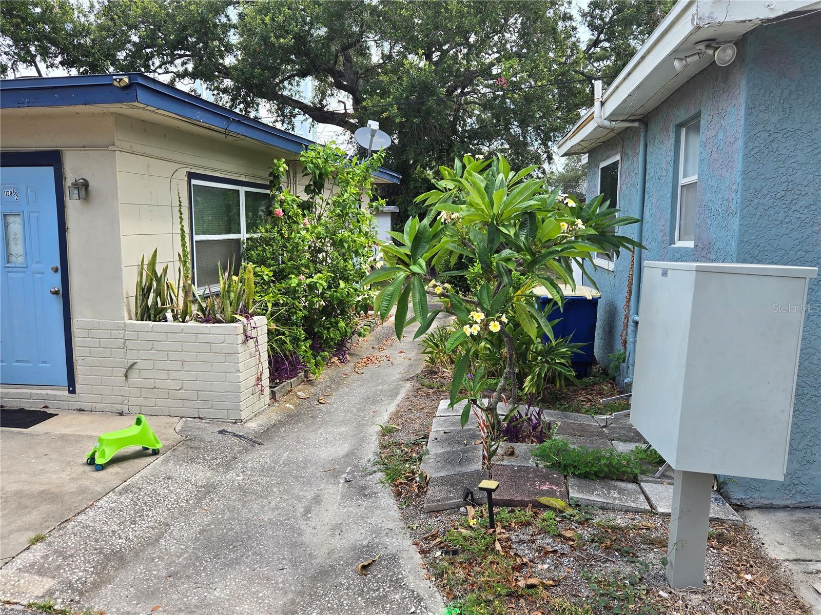 View between Duplexes 1 & 2.