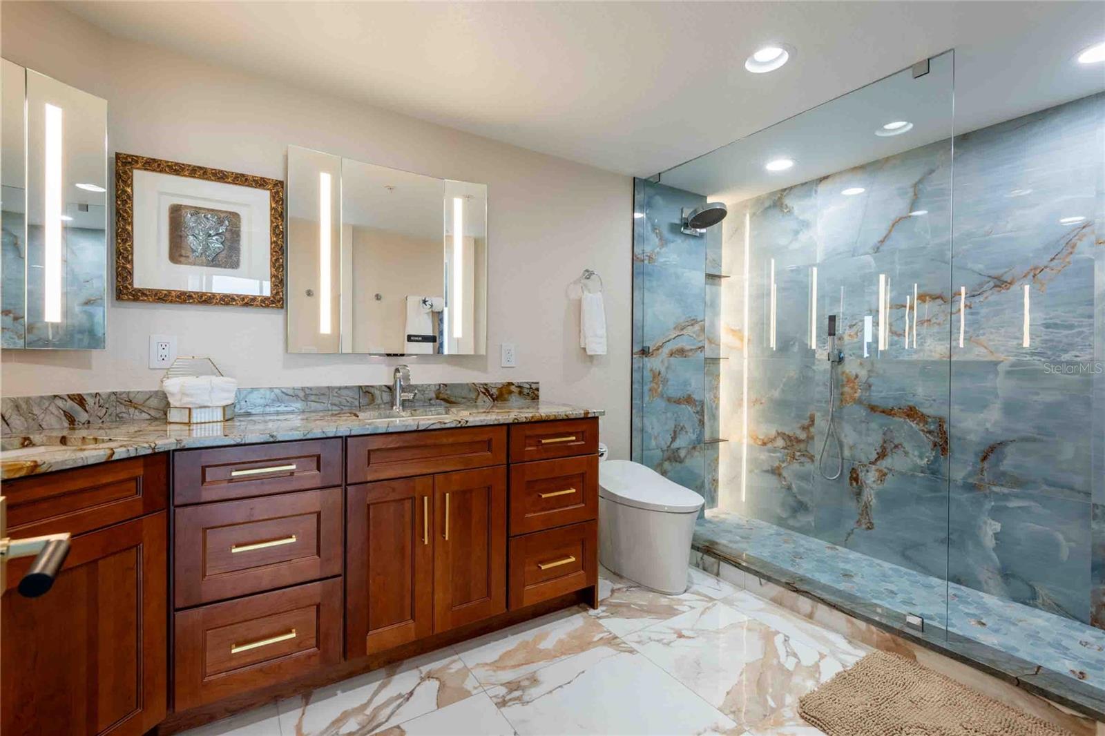 Gorgeously updated Master Bath