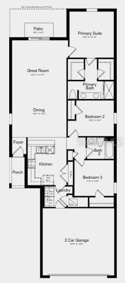 Floor Plan - Additional Highlights Include: window blinds throughout the whole house, and all appliances included