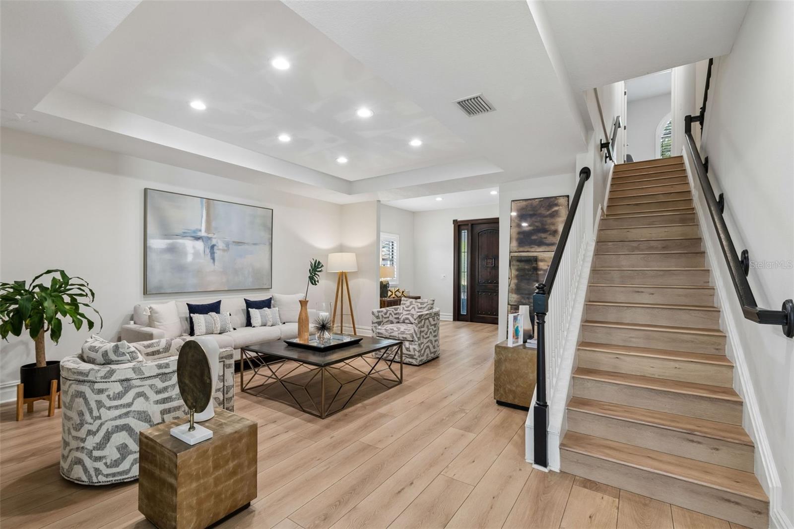 Stairs Up to All Four Bedrooms