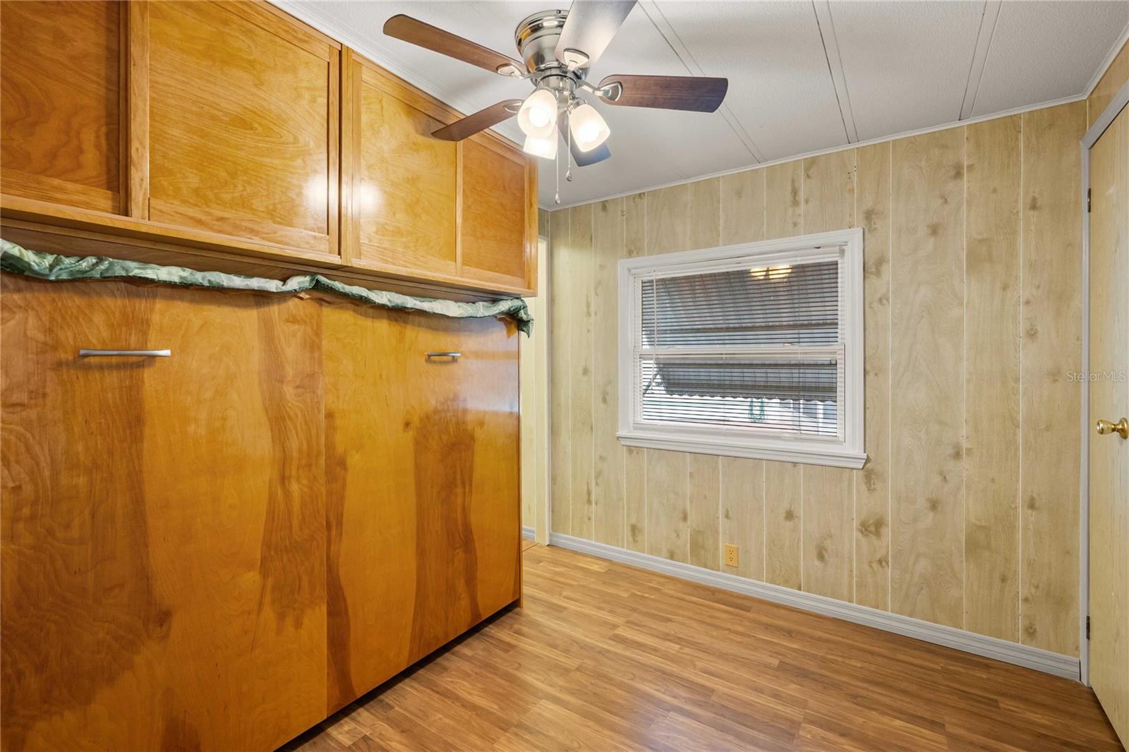 Bedroom two has murphy bed.