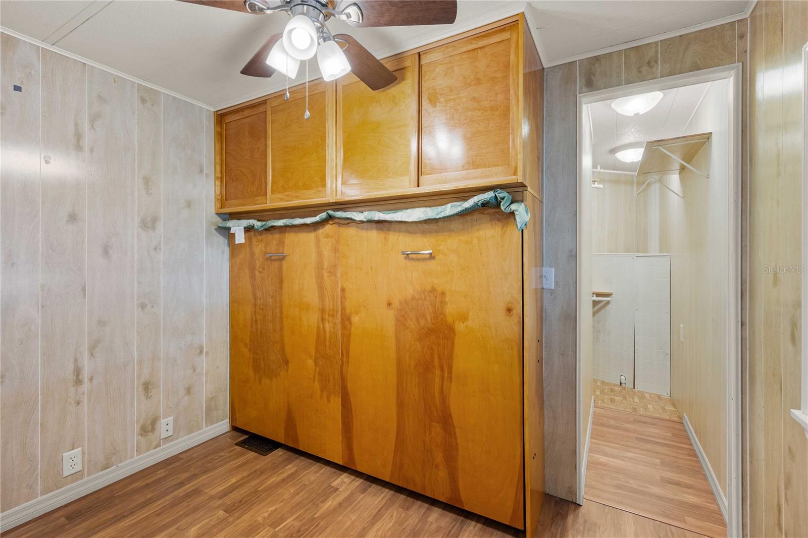 Large walk-in closet.