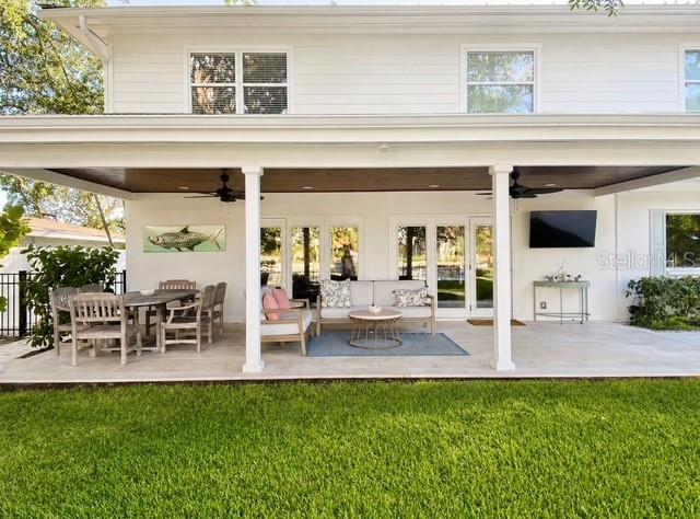 Huge open patio - great for entertaining.